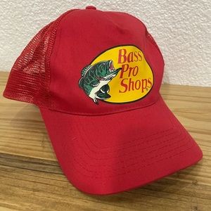 Red Bass Pro Trucker Hat